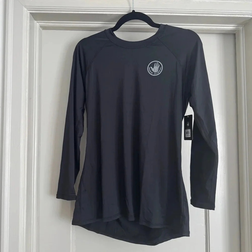 NWT Women’s Body Glove long sleeve black rash guard size XL